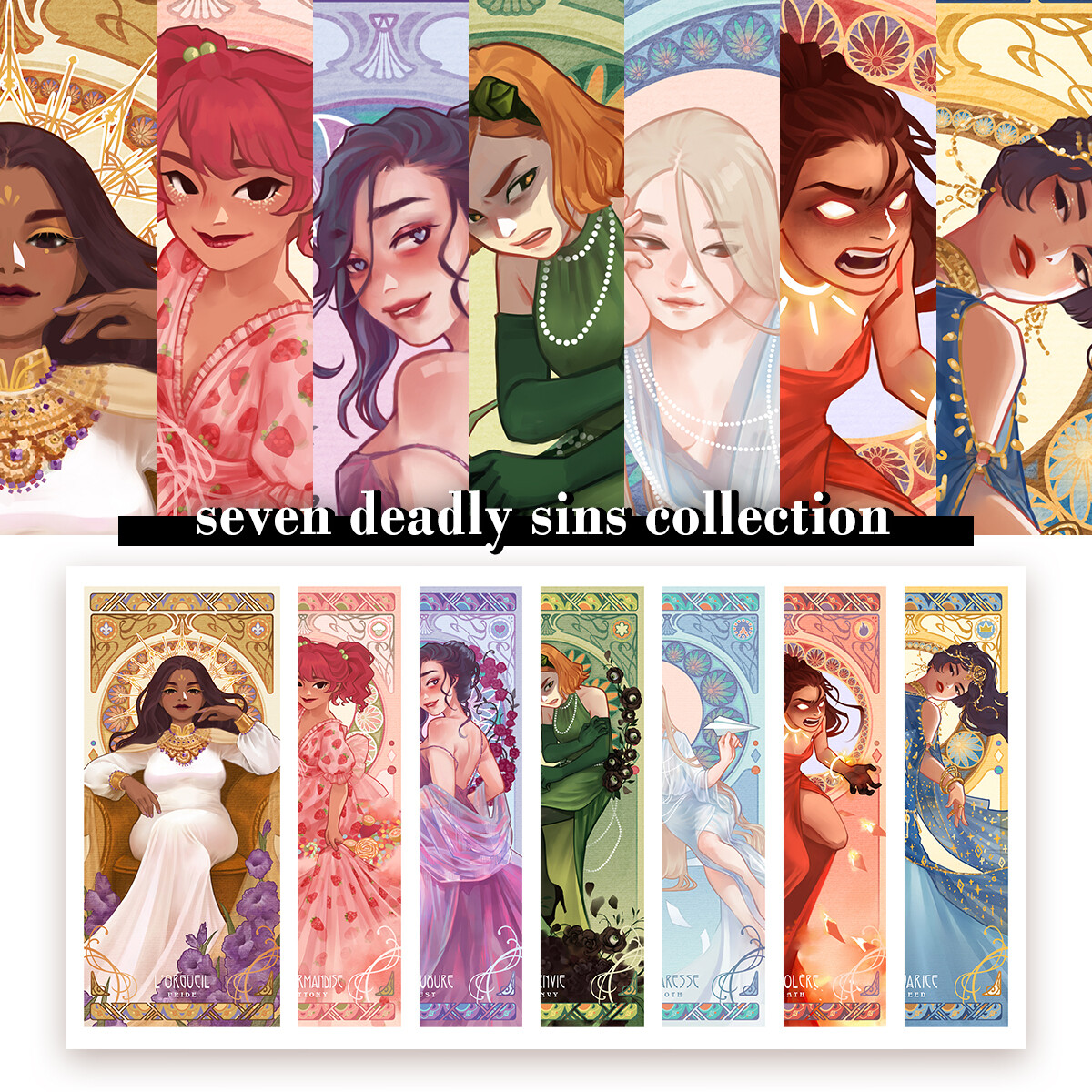 7 DEADLY SINS | Prints collection