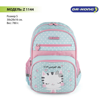 Школьный рюкзак DR.KONG Z 1144 для девочек на рост 110-130 см