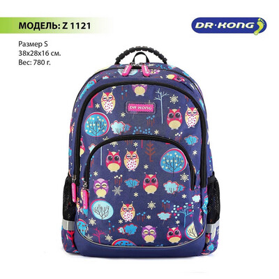 Школьный рюкзак DR.KONG Z 1121 для девочек на рост 110-130 см