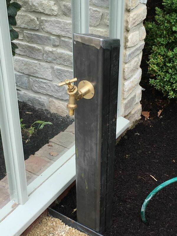 Steel Garden Tap Upstand