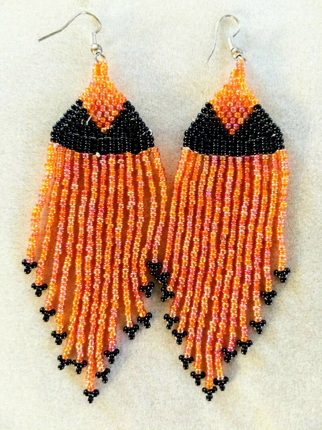 Hand Beaded Earrings
