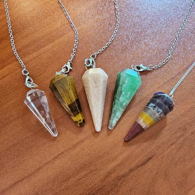 Faceted Pendulum Set of 5