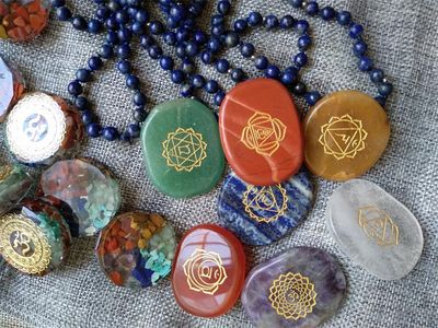 Chakras, Angels, 4 Elements Stones