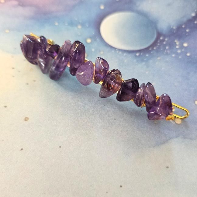 💜Amethyst Hair Clip