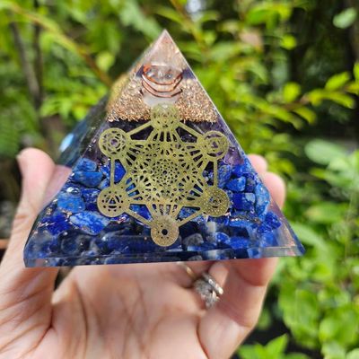 🪽Amethyst Metatron Orgone Pyramids