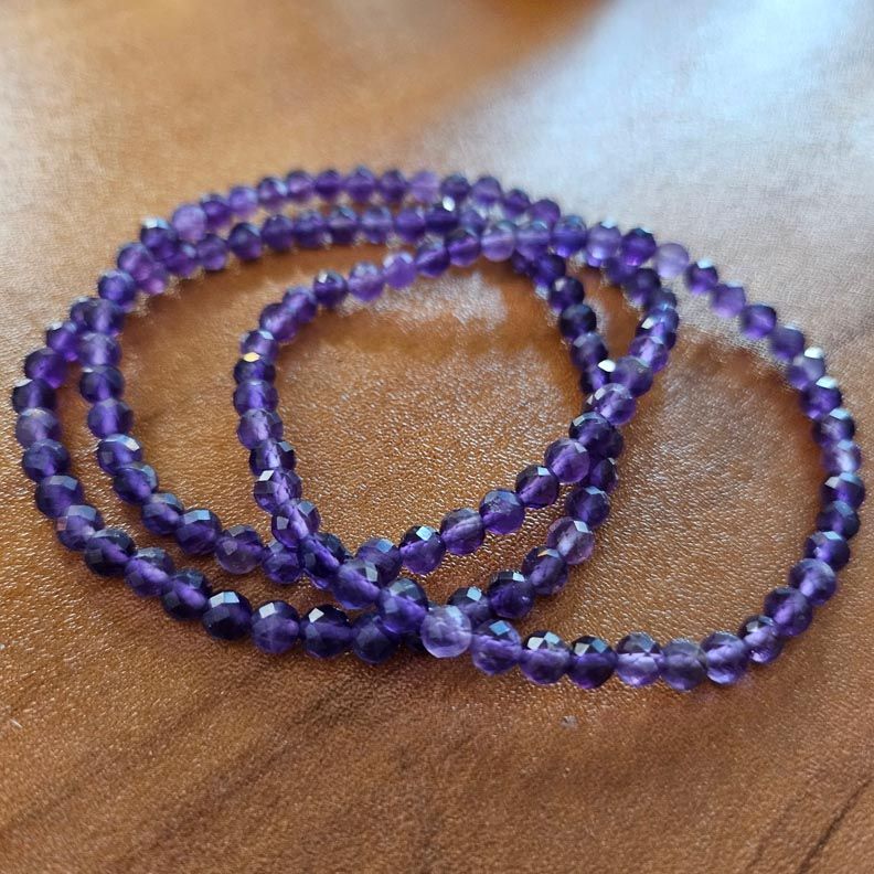 🪻Faceted Amethyst Bracelets AAA