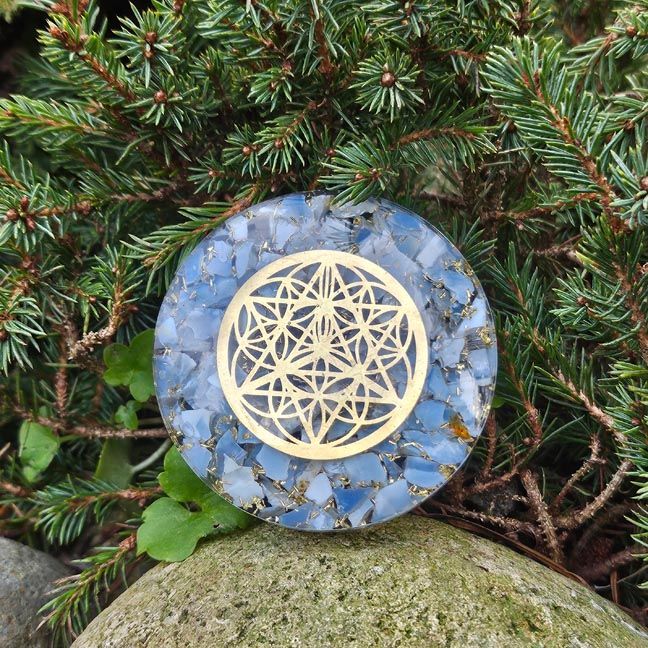 💎Blue Opal Soul Star Orgone Disk