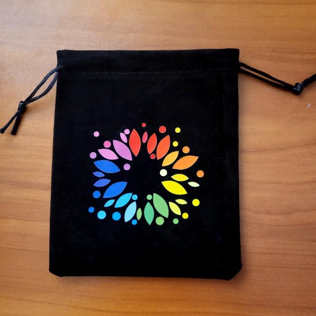 🌈 Chakras Drawstring Pouch