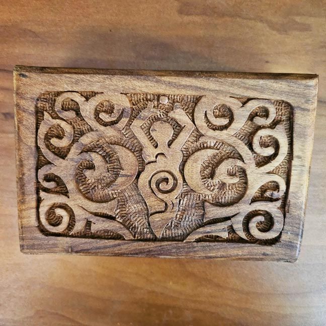 🌀Spiral Goddess​ Wooden Box