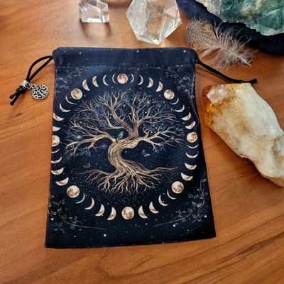 🌳 Tree of Life Drawstring Pouch