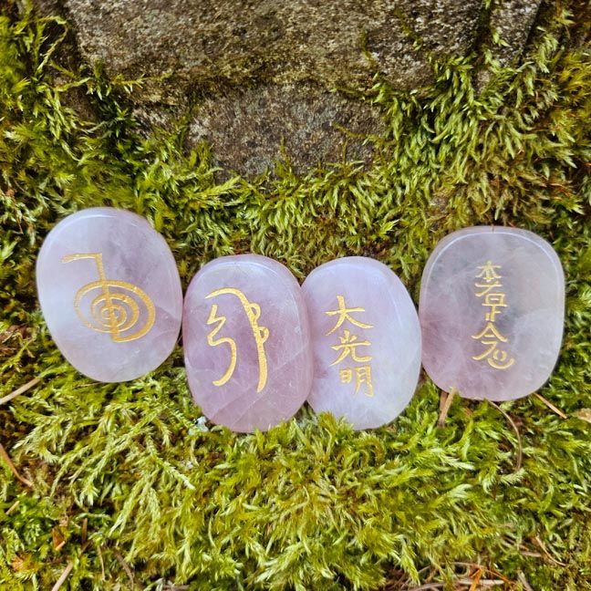 Reiky Stones in Rose Quartz