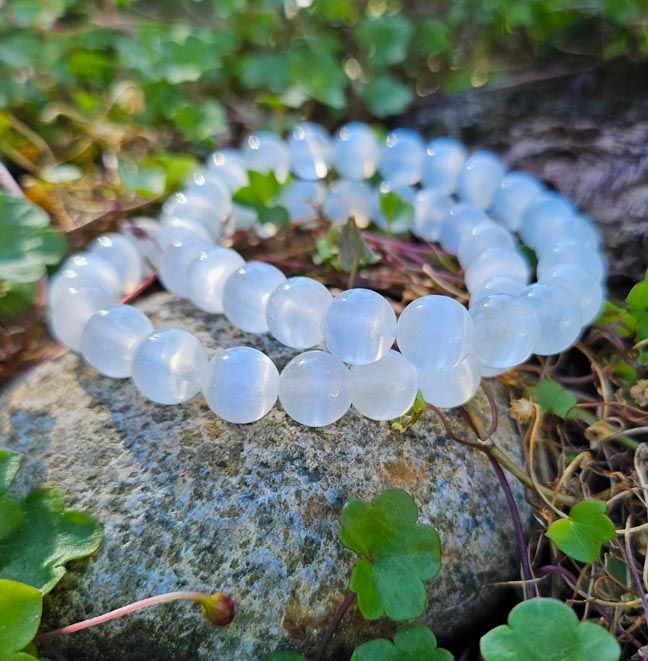 🌔 Selenite Bracelets in 8mm