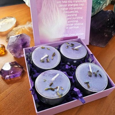 🪻Violet Flame Tea Lights