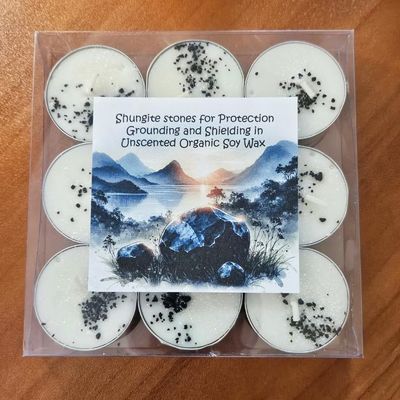 🌑​Shungite Tea Lights- Unscented