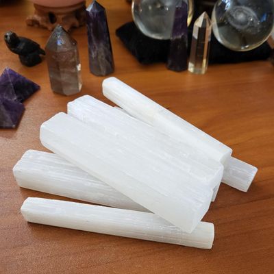 🌛Selenite Wands and Tiles