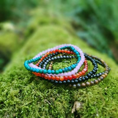 ✨ 4mm Dainty Stacking Bracelets