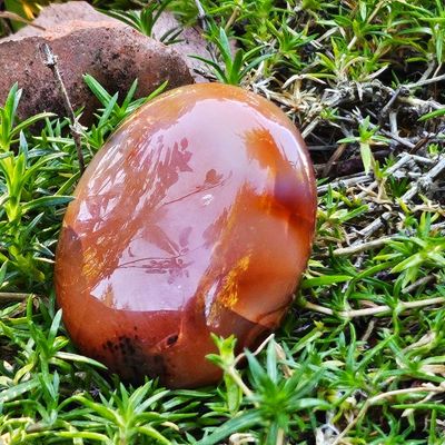 🟠Carnelian Palm Stones - Gift‑ready