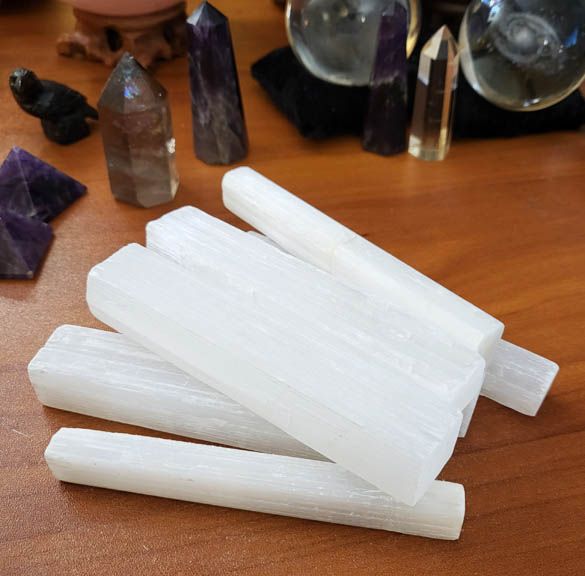 🌙Selenite Wands