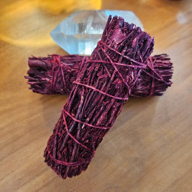 🐉Dragon’s Blood Sage Smudging Stick