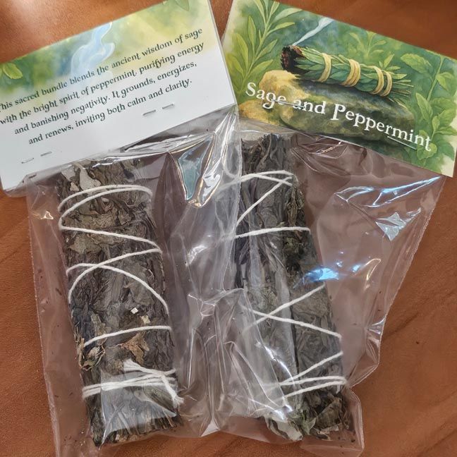 🌬️ Sage &amp; Peppermint Smudge Stick