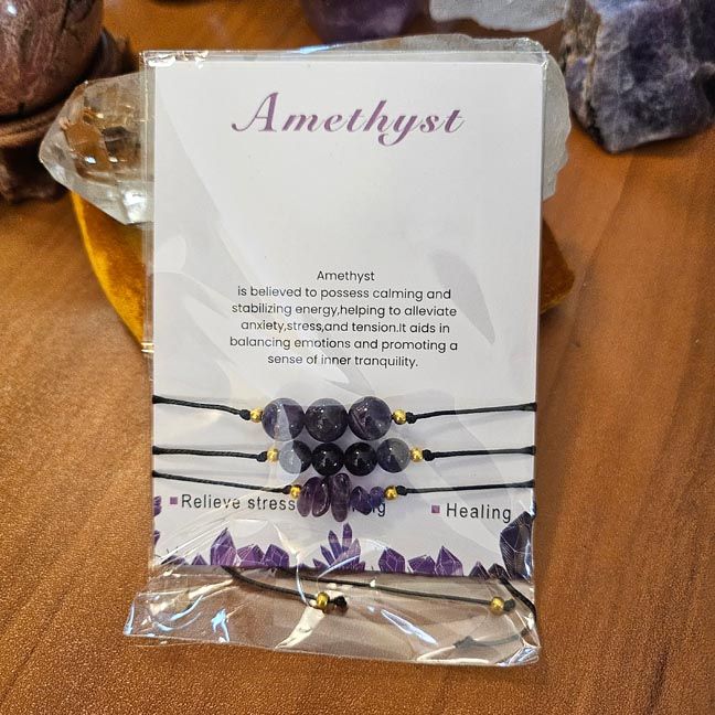 🟣Amethyst Bracelet Set