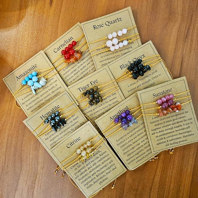 💎Adjustable Bracelets Sets​ in several stones