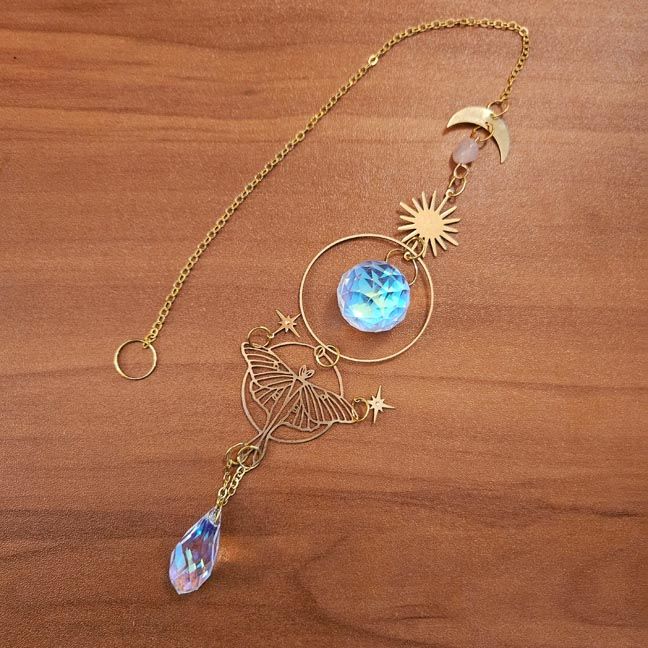 🌒Luna Moth Lightweaver Suncatcher