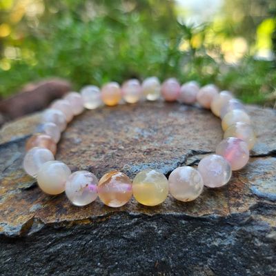 💮​ Sakura Agate Bracelets