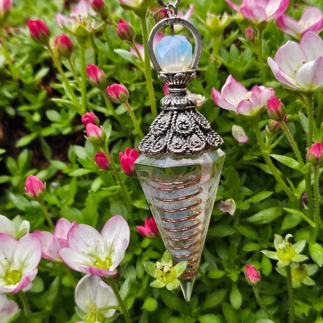 ⚡ Luminous Opalite Pendulum