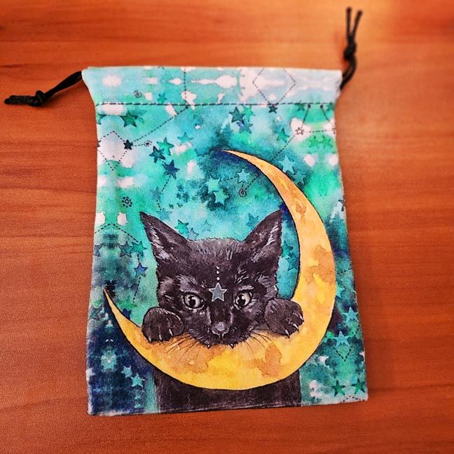 🌒Cat on the Moon pouch