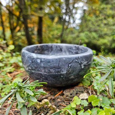 🥣Black Marble Bowl
