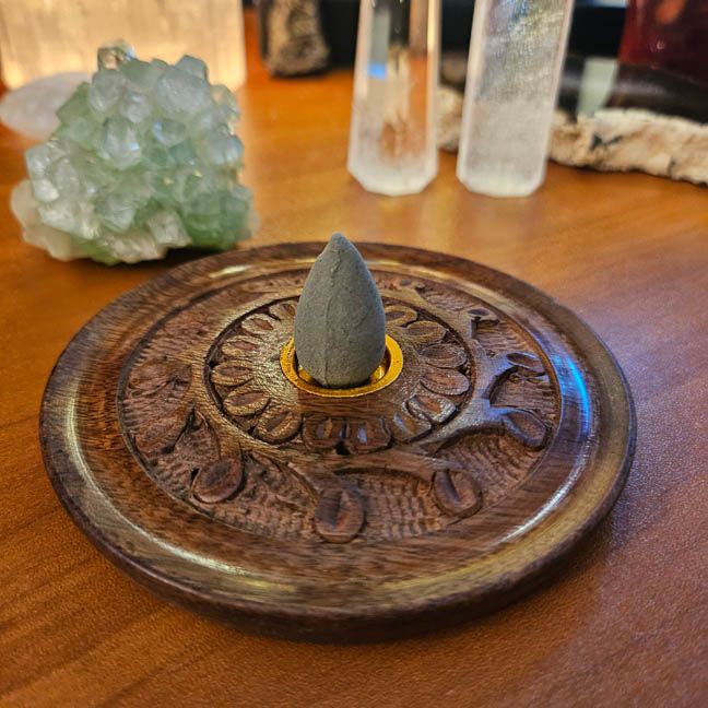 🪵Wood Incense Holder