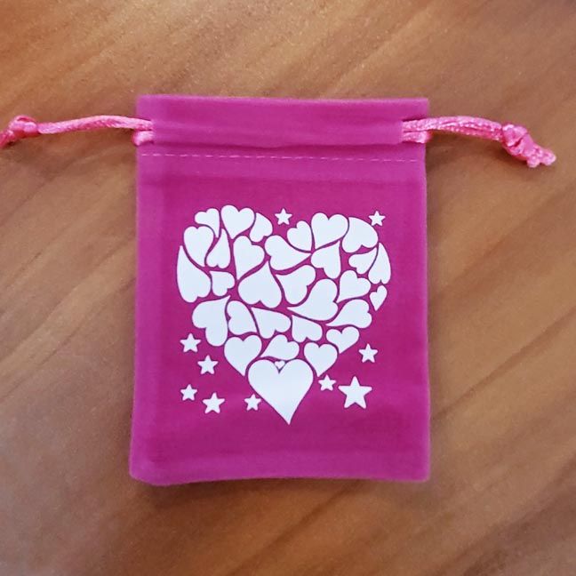 💕​ Hearts &amp; Stars Velveteen Pouches