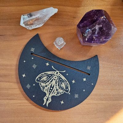 Moon Shaped Card Stands