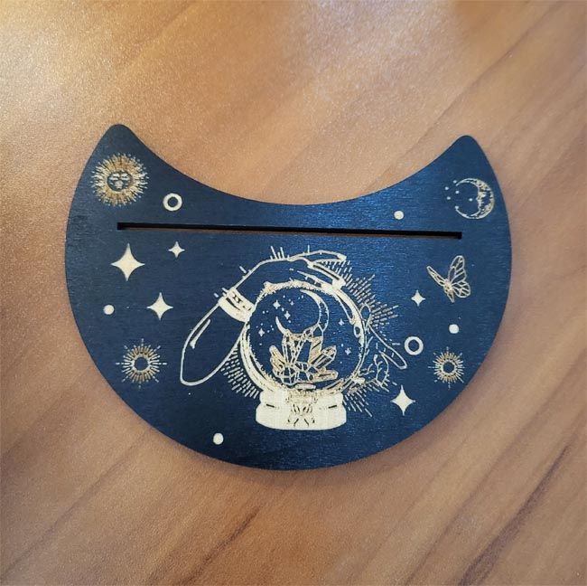 🔮Crystal Ball Card Stand