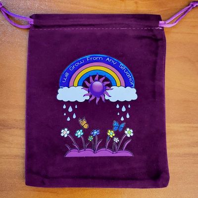 Medium Printed Velveteen Pouches 4x6