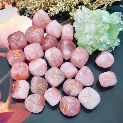 Rose Quartz Runes - Gift-ready