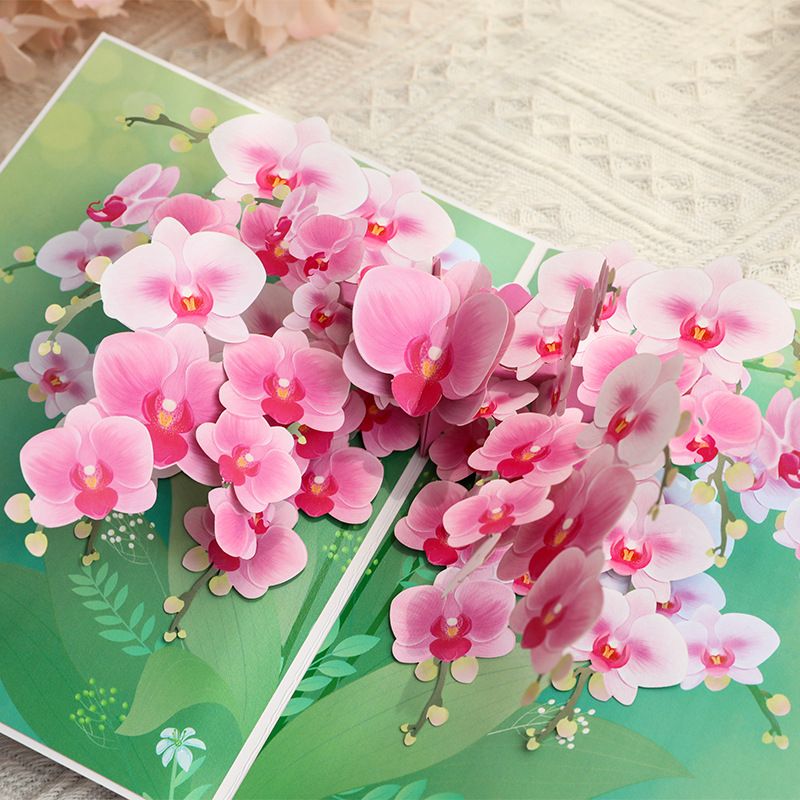 🌺 Orchid Bloom Card