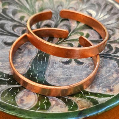 🔸 Copper Essence Cuff Bracelet