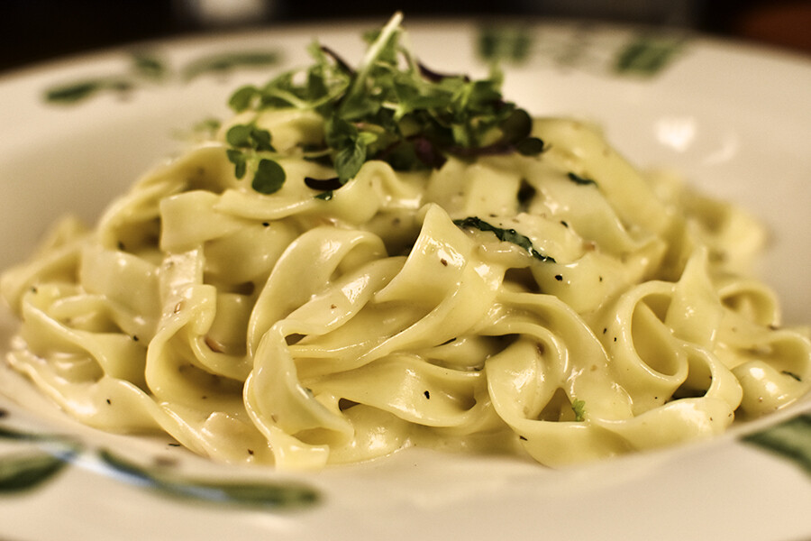 Fettuccine Alfredo Meal