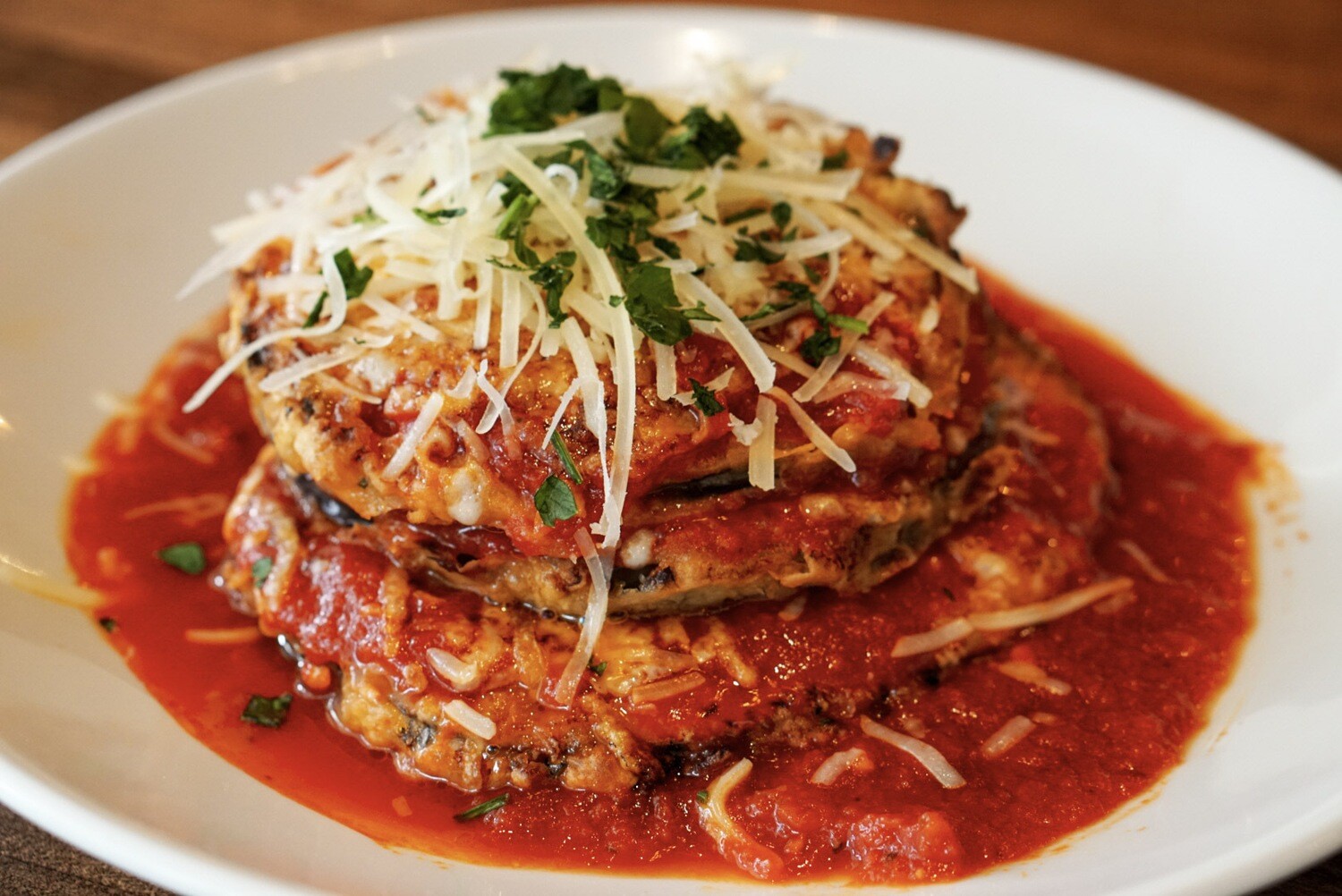 Eggplant Parmigiana Tray