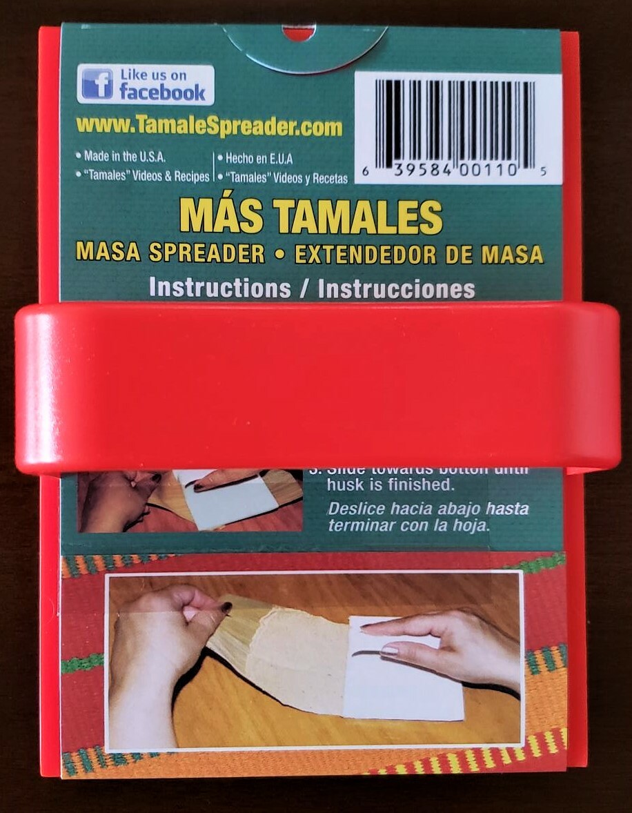 Mas Tamales Masa Spreader [New in Package] Extendedor De Masa (Fast & Easy)