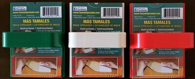 Get 20% off Masa Spreader for Tamales. Package of 3