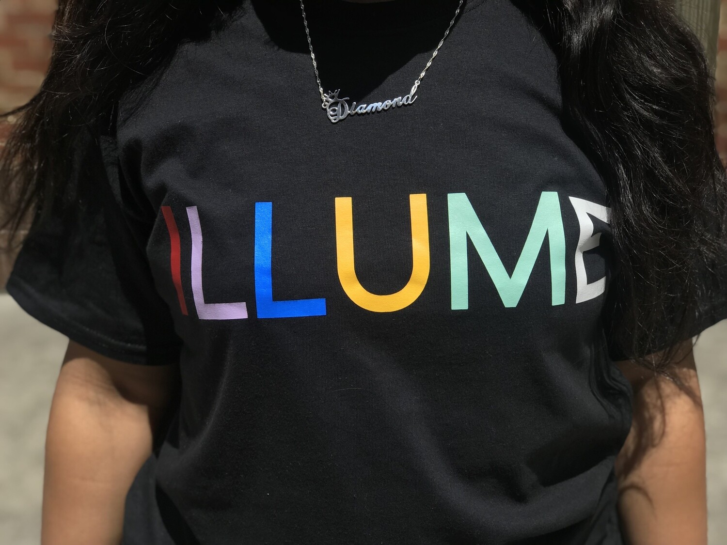 Black- Rainbow Letters