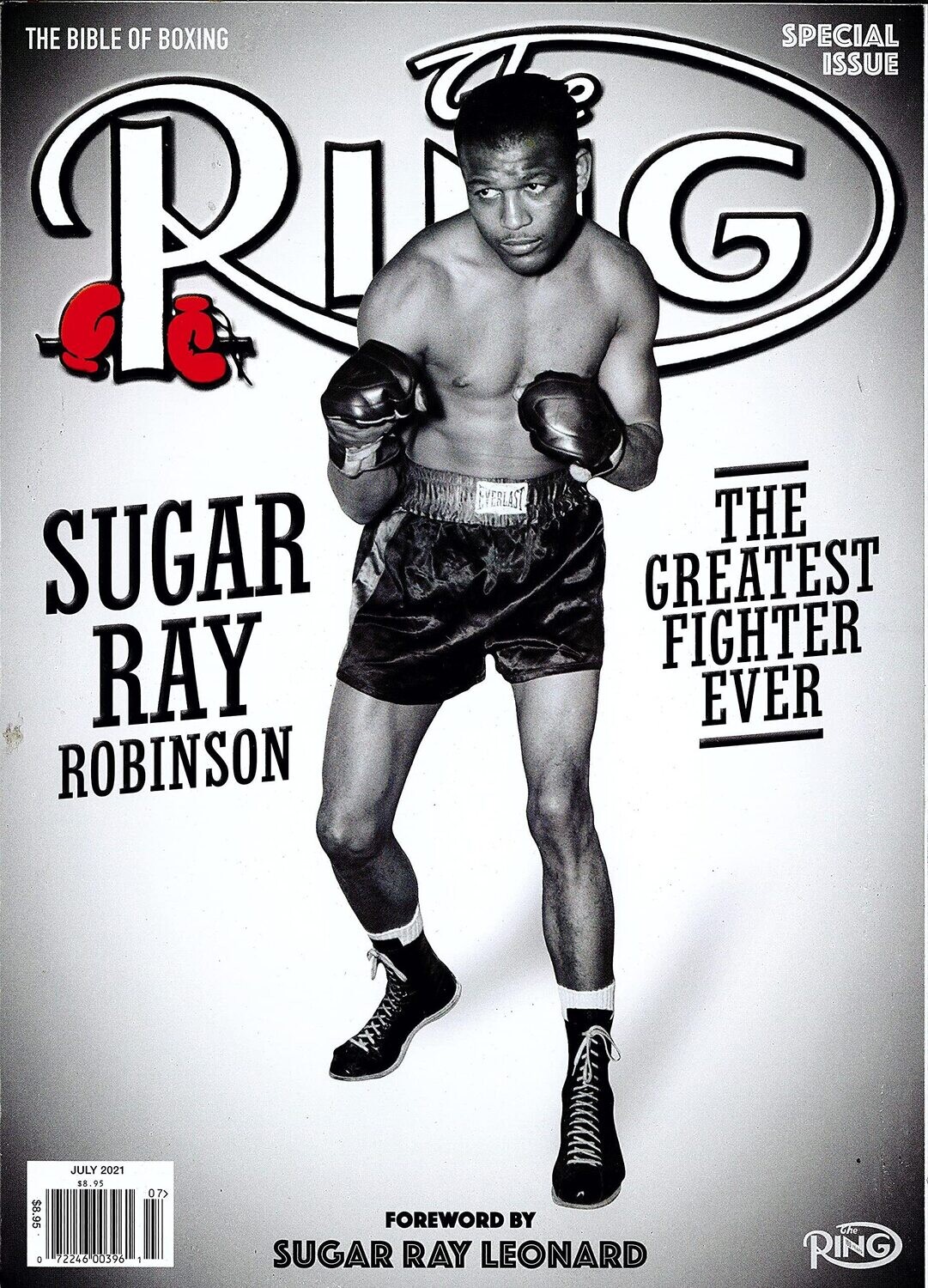 THE RING MAGAZINE SPECIAL ISSUE JULY 2021 - SUGAR RAY ROBINSON