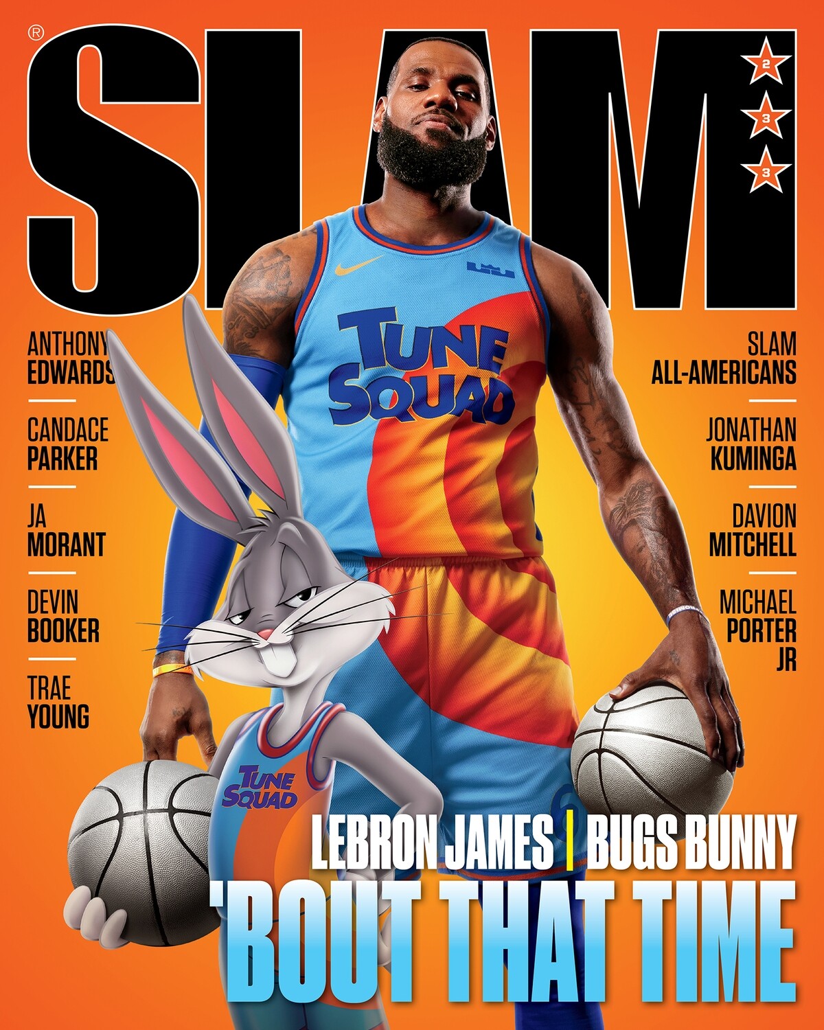 Slam Magazine Aug/Sept 2021 Lebron James Space Jam