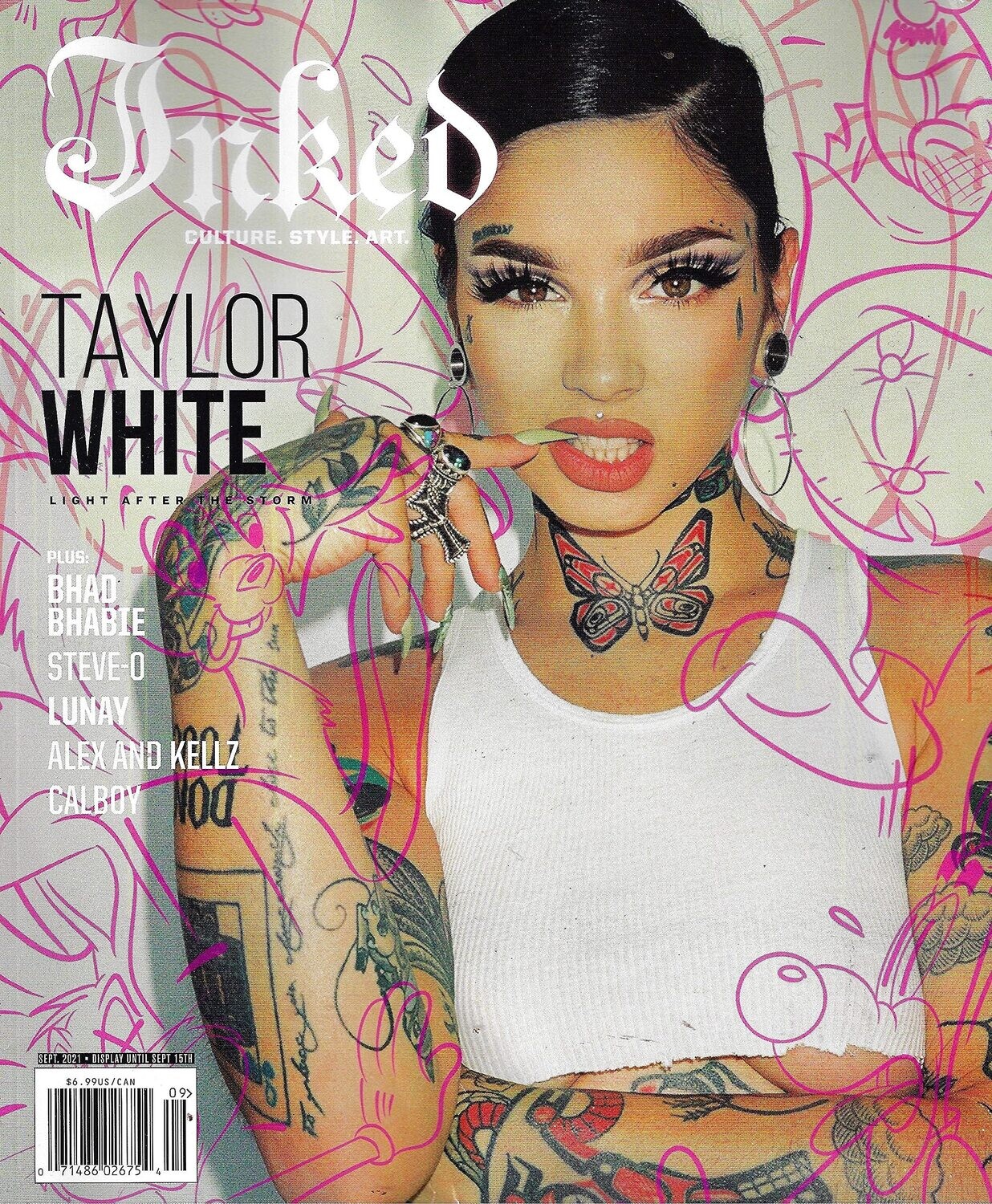Inked Magazine (September, 2021) TAYLOR WHITE