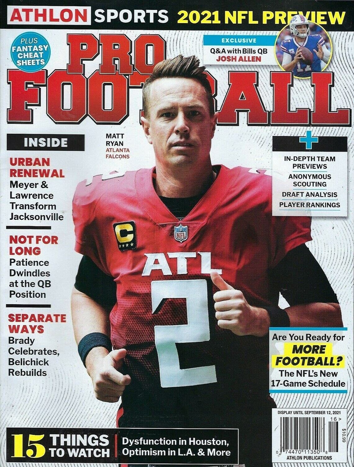 Athlon Sports' 2021 NFL Preview Magazine
