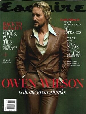 Esquire Magazine #9 - Owen Wilson