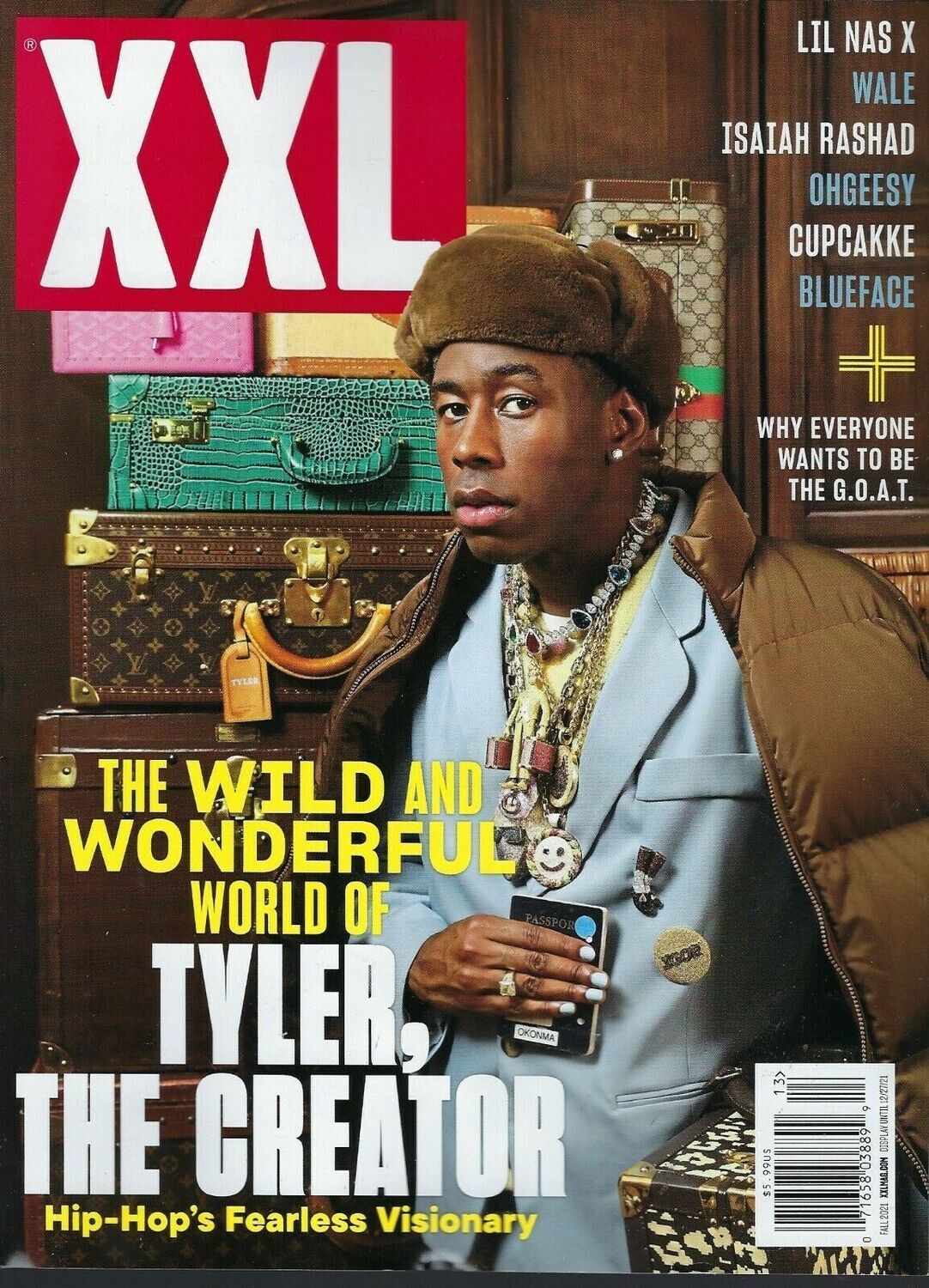 XXL Hip Hop Magazine Fall 2021 Tyler, The Creator